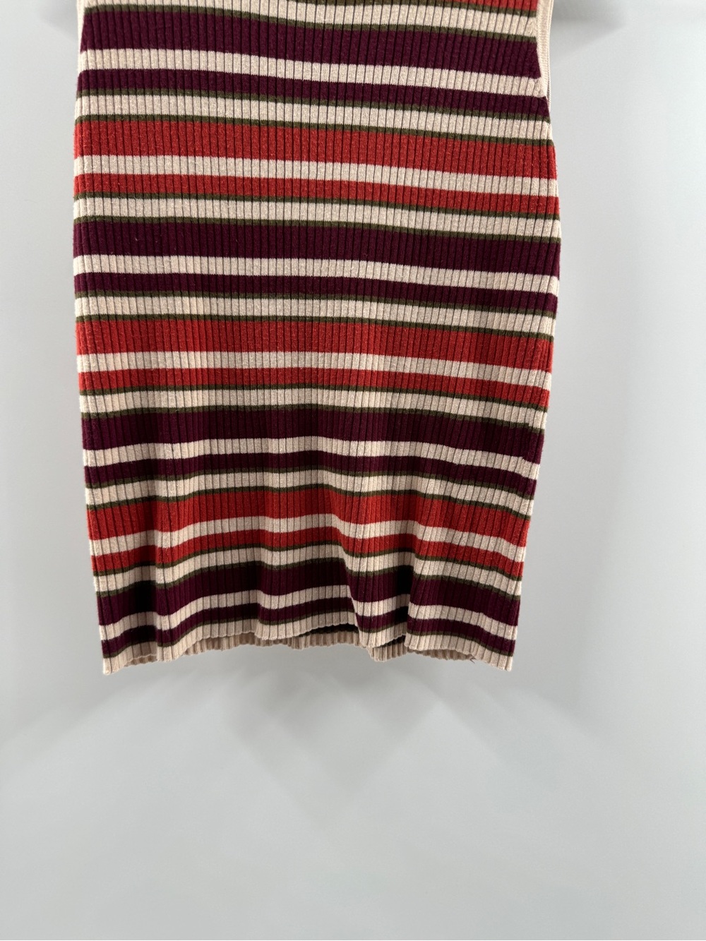 Rue21 Striped Ribbed Sweater Tank Top – Women's Large - Picture 3 of 8